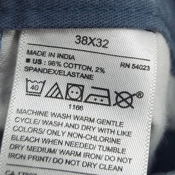 old navy ultimate slim blue pants size 38 with defect - Picture 9 of 10